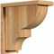 Ekena Millwork Ridgewood Rough Sawn Corbel w/Backplate, Western Red Cedar, 6"W x 14"D x 14"H COR06X14X14RID01RWR - alternate 1